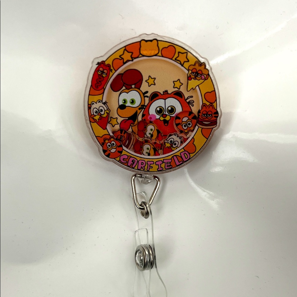 New Garfield shaker Badge Reel